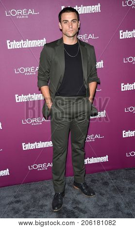 LOS ANGELES - SEP 15:  Jack Falahee arrives for the Entertainment Weekly Pre Emmy Party on September 15, 2017 in West Hollywood, CA                
