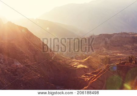 canyon Colca in Peru, South America