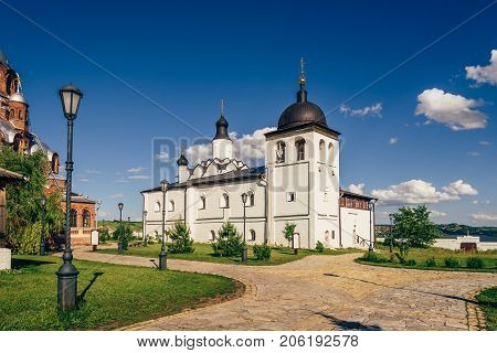 Temple of St. Sergius of Radonezh on Sviyazhsk Island in Russia.