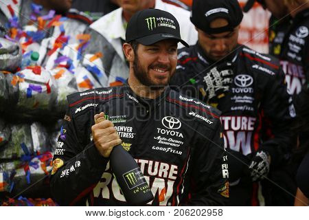 September 17, 2017 - Joliet, Illinois, USA: Martin Truex Jr (78) wins the Tales of the Turtles 400 at Chicagoland Speedway in Joliet, Illinois.