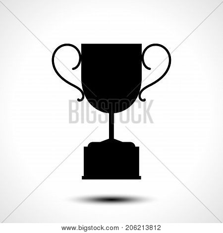 Trophy cup icon. Vector illustration. eps 10