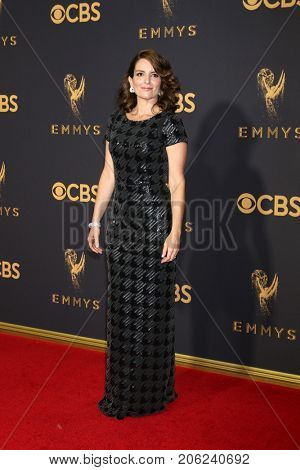 LOS ANGELES - SEP 17:  Tina Fey at the 69th Primetime Emmy Awards - Arrivals at the Microsoft Theater on September 17, 2017 in Los Angeles, CA