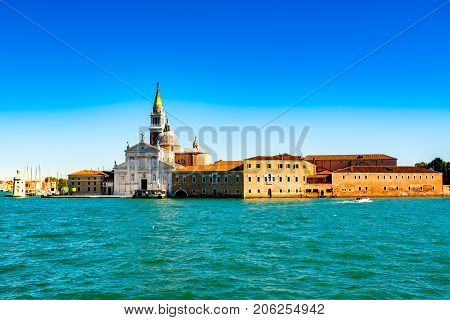 View of San Giorgio Maggiore at Venice Italy