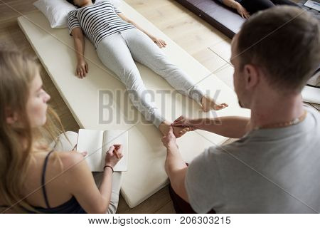 Health Wellness Massage Training Concept