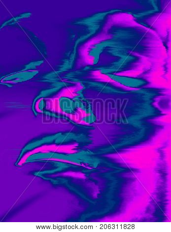 psychedelic abstract glitch background