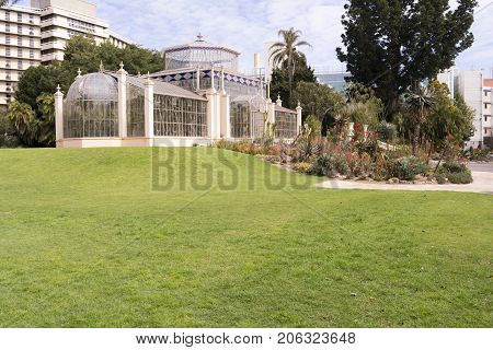 Side View With Succulents, The Palm House, Adelaide Botanic Garden, Sa