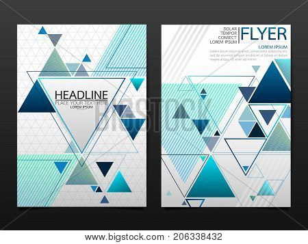 Flyer cover business brochure vector design, Leaflet advertising abstract background, Modern poster magazine layout template, Annual report for presentation.