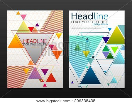 Flyer cover business brochure vector design, Leaflet advertising abstract background, Modern poster magazine layout template, Annual report for presentation.