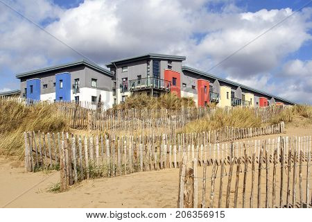 Beachside apartment building in the popular SA1 district at Swansea Marina with fabulous views of the beach