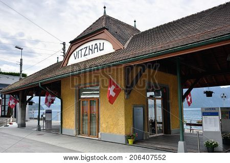 Vitznau Station, Switzerland