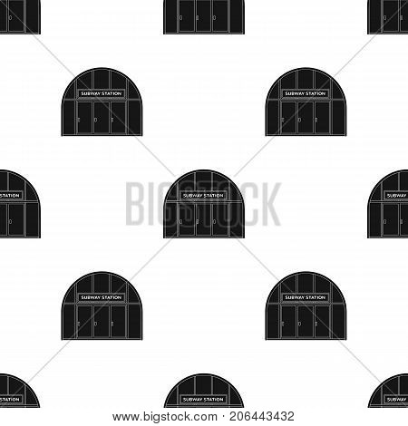 Metropolitan, single icon in black style.Metropolitan vector symbol stock illustration .