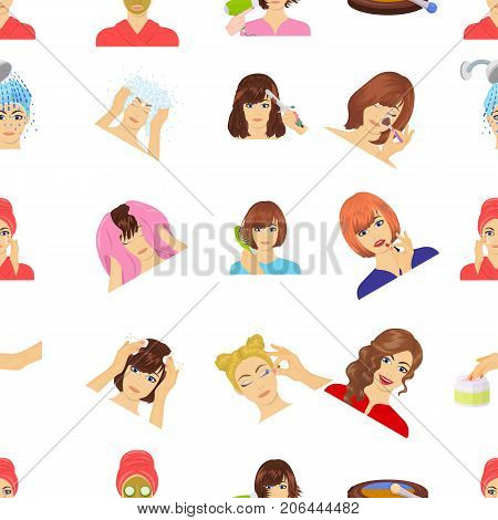 Salon, cosmetic, hairdresser and other  icon in cartoon style. Attire, cosmetology, hygiene, icons in set collection.