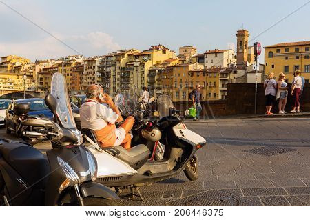 Street Scene In Florence, Italy