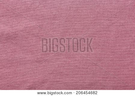 Pink burlap background and texture The texture of the burlap closeup