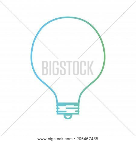 line energy bulb to illuminate places vector illustration icon