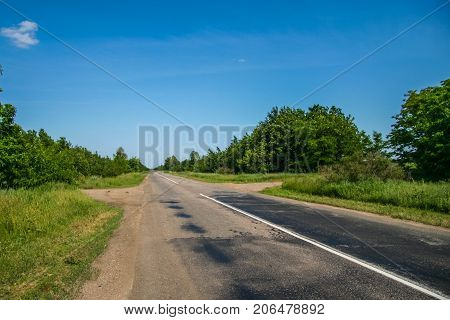 Ukrainian Steppe Near The Town Of Polohy