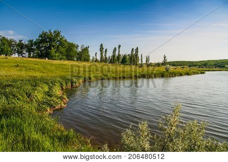 Ukrainian Steppe Near The Town Of Polohy