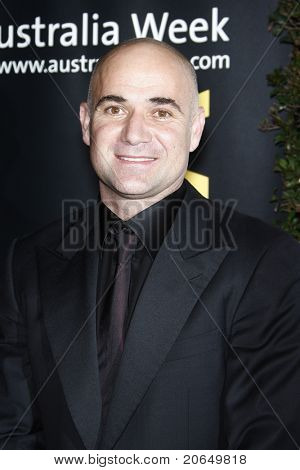 Los Angeles jan 22: Andre Agassi an der 2011 g ' Day Usa Australien Woche la Smoking Gala in der Hol