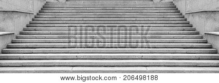 Old Granite stairs steps background - construction detail.