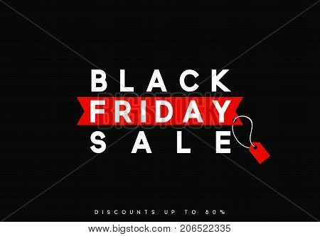 Black Friday sale, banner, poster advert. Card offert promotion design.