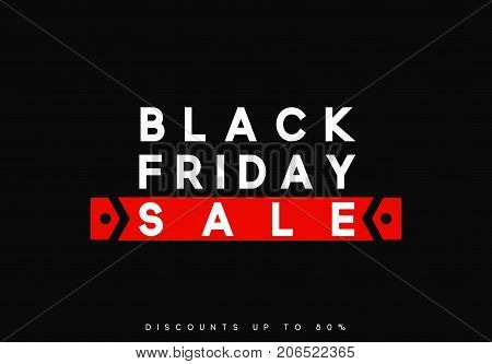 Black Friday sale, banner, poster advert. Card offert promotion design.