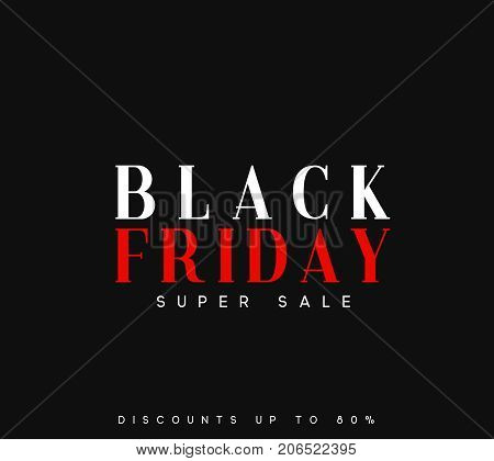 Black Friday sale, banner, poster advert. Card offert promotion design.