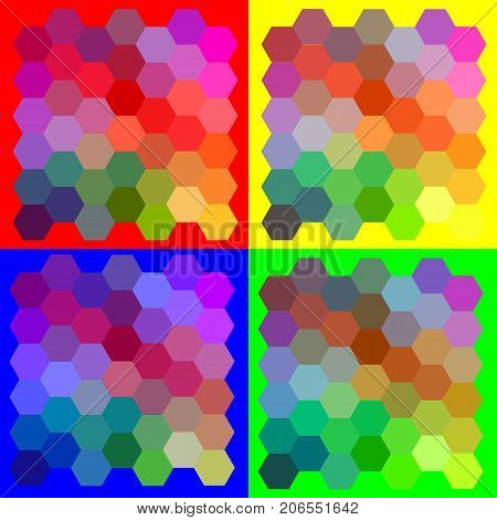 Abstract textured polygonal background. Vector blurry triangle background design.