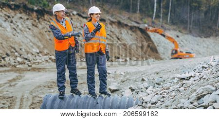 worker construction build road engineer highway service