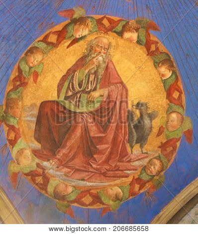 Fresco In San Gimignano - John The Evangelist