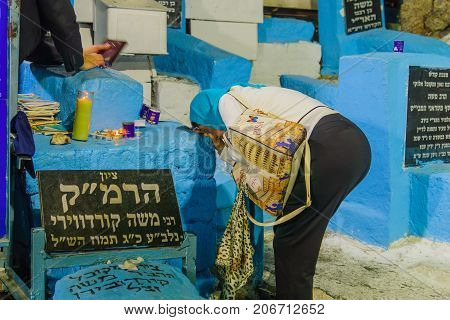 Selichot (penitential Pray) At Ari Tomb, Safed (tzfat)