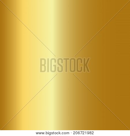 Gold gradient vector. Golden gradient illustration for backgrounds cover frame ribbon banner coin label flyer card poster etc. Vector template