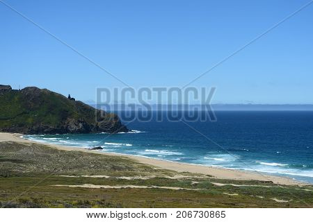 Seascapes Along The California State Route One, California, Usa
