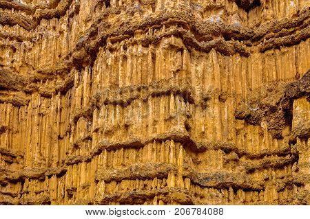 Pha Cho, Pha Cho Is High Soil Canyon Cliffs At Mae Wang National Parks In Chiang Mai,thailand. Amazi