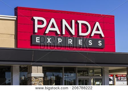 Indianapolis - Circa September 2017: Panda Express Fast Casual American Chinese restaurant. Panda Express has over 1700 locations II