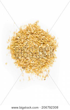 Freekeh Young Green Wheat Isolated On A White Background