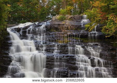 Top of Barberville Falls in New York