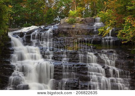 Top of Barberville Falls in New York
