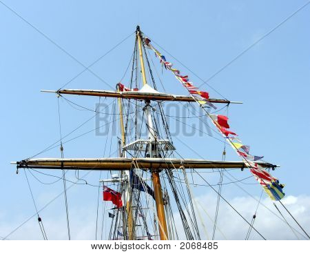 Crow’S Nests And Masts. 