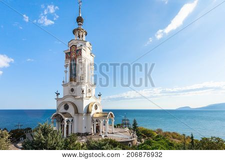 View Of Church-lighthouse Of St Nicholas In Crimea
