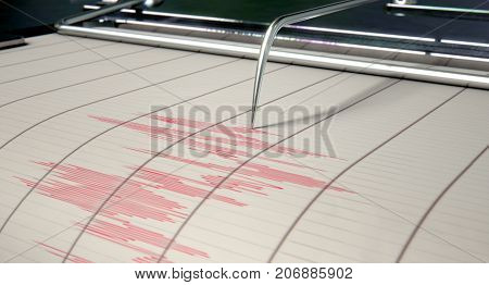 Seismograph Earthquake Activity
