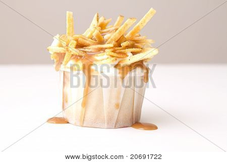 Poutine Cupcake