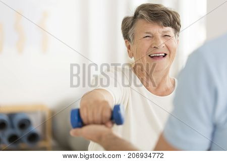 Isometric Exercises With Dumb-bell