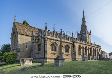 The old St. Andrews Church in Chippenham, Wiltshire, England UK