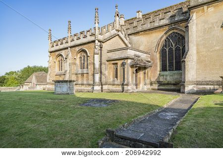 The old St. Andrews Church in Chippenham, Wiltshire, England UK