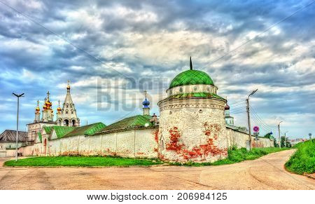 Transfiguration Monastery at the Ryazan Kremlin, the Golden Ring of Russia