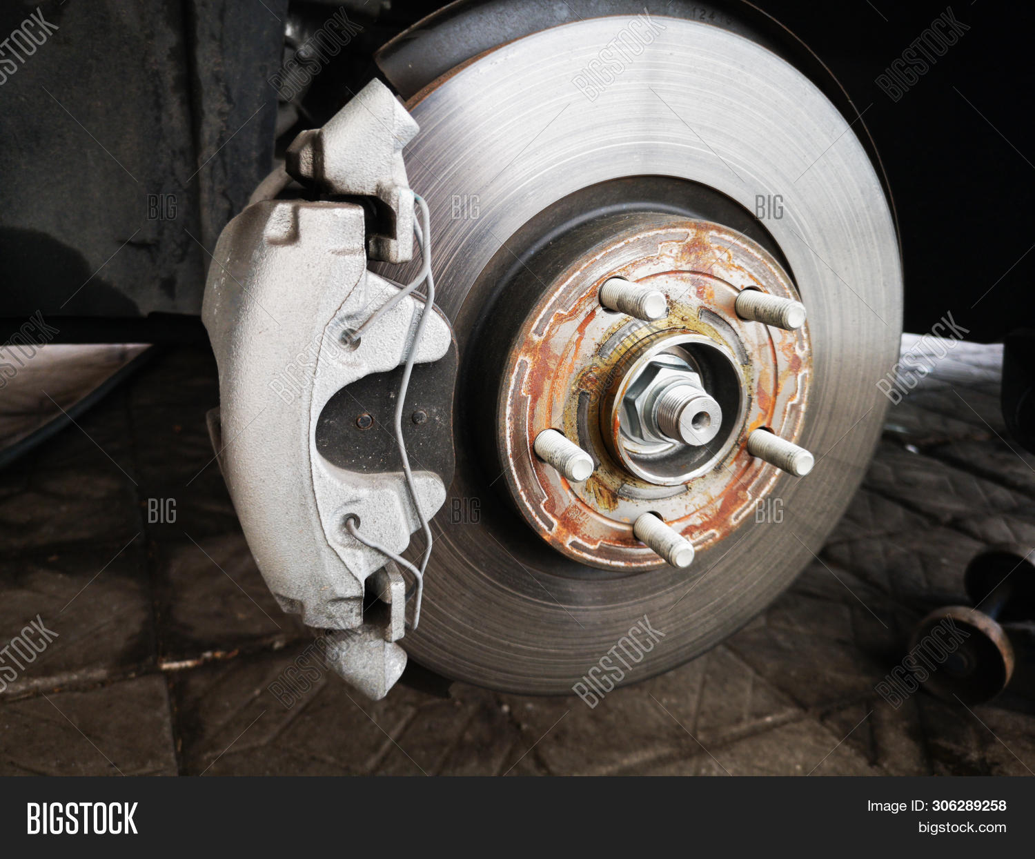 Disc Brake On Car Image & Photo (Free Trial) Bigstock