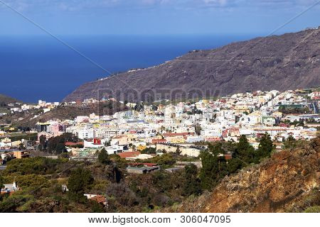 View Of The City Los Llanos De Aridane On Canary Island La Palma Is A Municipality On The Island Of 