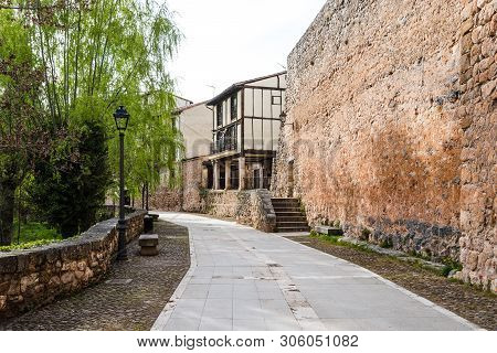 Scenic View Of The Old Medieval Town Of Covarrubias