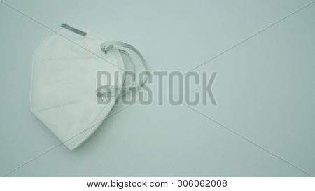 Mask Help To Protect Dust And Other Particle, Put On White Background.