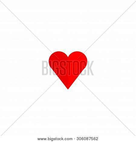 Heart Icon Red Isolated With White Background. Heart Icon Art. Heart Icon Eps. Heart Icon Image. Hea